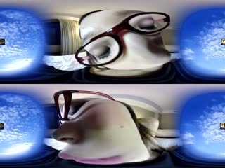 #TB3D CRVR-059 【VR】香苗レノン 美腳×競泳水著×パンスト眼鏡 VR スレンダーくびれ眼鏡美女と中出しSEX！！